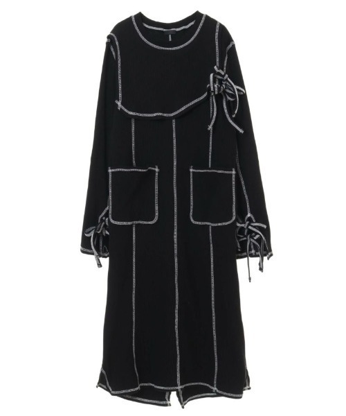 Candy Stripper（キャンディストリッパー）の「PATCH AND DARN ドレス（ワンピース・レディース・グリーン/ブラック/アイボリー・2）」の13枚目の写真