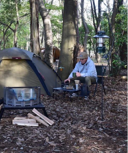 entre square（アントレスクエアー）の「bcl/フォールディングチェア 1-seater アルミニウム カーキ（アウトドアグッズ・レディース・カーキ・ONE SIZE）」の7枚目の写真