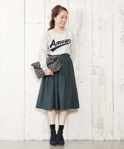 Chico（チコ）の「リバーシブルフレアSKT（スカート・レディース・ベージュ/モスグリーン/ネイビー・FREE）」の13枚目の写真