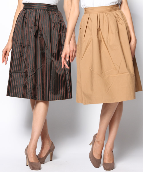 Chico（チコ）の「リバーシブルフレアSKT（スカート・レディース・ベージュ/モスグリーン/ネイビー・FREE）」の14枚目の写真