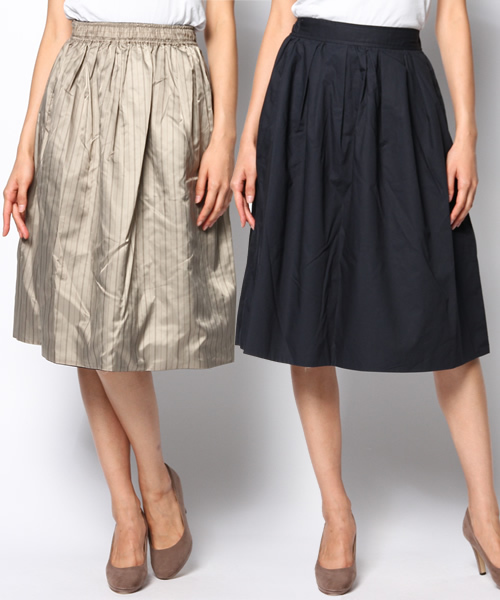 Chico（チコ）の「リバーシブルフレアSKT（スカート・レディース・ベージュ/モスグリーン/ネイビー・FREE）」の3枚目の写真