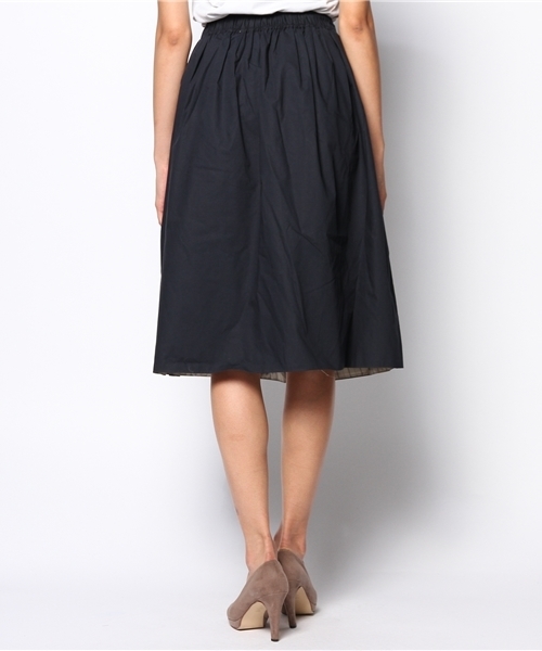 Chico（チコ）の「リバーシブルフレアSKT（スカート・レディース・ベージュ/モスグリーン/ネイビー・FREE）」の5枚目の写真