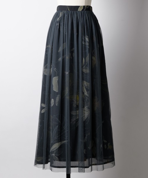 LA BELLE ETUDE（ラベルエチュード）の「オリジナルヴィンテージフラワーチュールドッキングスカート（スカート・レディース・ホワイト/ブラック・FREE）」の12枚目の写真