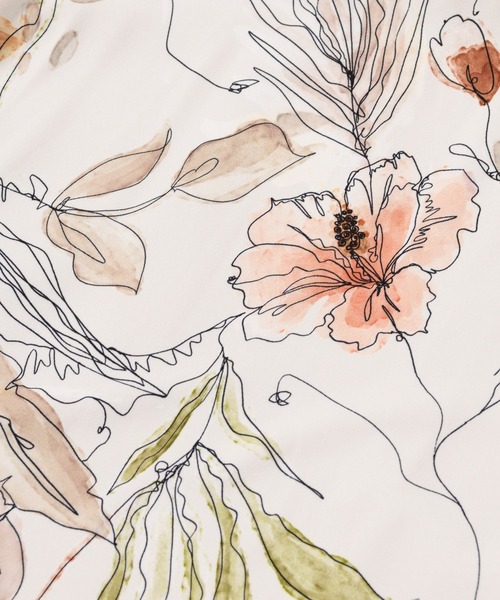 LA BELLE ETUDE（ラベルエチュード）の「オリジナルヴィンテージフラワーチュールドッキングスカート（スカート・レディース・ホワイト/ブラック・FREE）」の11枚目の写真