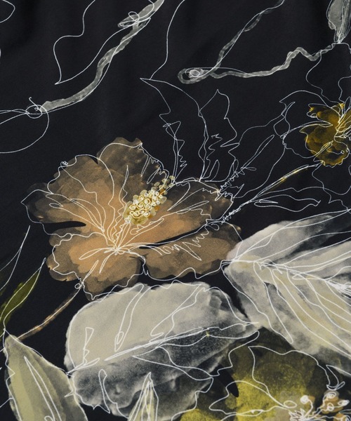 LA BELLE ETUDE（ラベルエチュード）の「オリジナルヴィンテージフラワーチュールドッキングスカート（スカート・レディース・ホワイト/ブラック・FREE）」の10枚目の写真