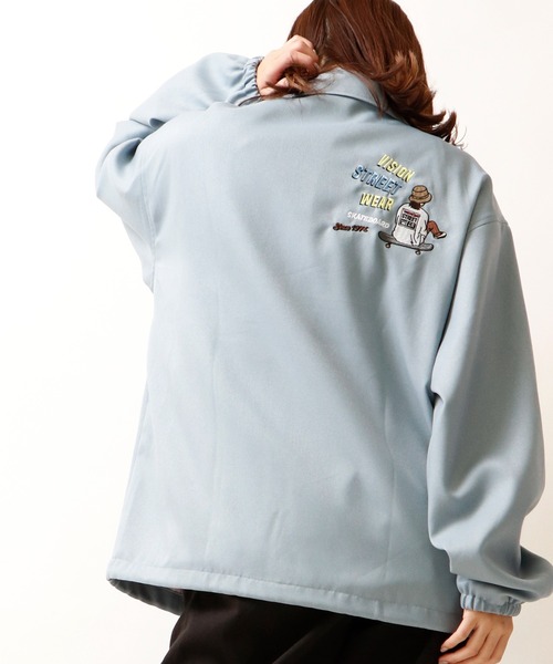 Vision Street Wear イラスト刺繍シャツアウター ブルゾン Vision Street Wear ヴィジョンストリートウェア のファッション通販 Zozotown