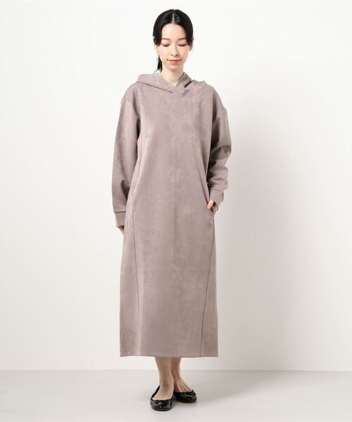 INTERPLANET（インタープラネット）の「ベロアダンボールフード付ワンピース（ワンピース・レディース・モカ/ライトグレー/チャコールグレー・FREE）」の16枚目の写真