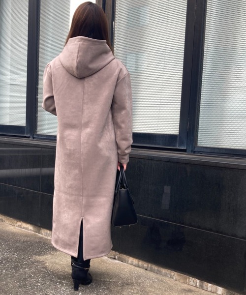 INTERPLANET（インタープラネット）の「ベロアダンボールフード付ワンピース（ワンピース・レディース・モカ/ライトグレー/チャコールグレー・FREE）」の7枚目の写真