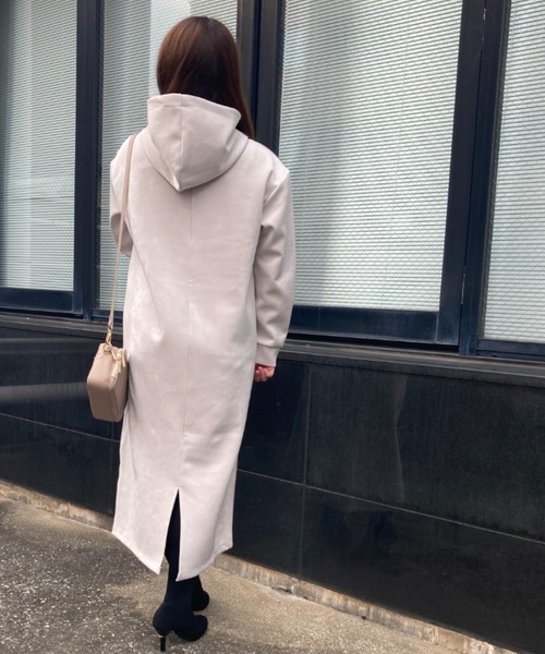 INTERPLANET（インタープラネット）の「ベロアダンボールフード付ワンピース（ワンピース・レディース・モカ/ライトグレー/チャコールグレー・FREE）」の14枚目の写真