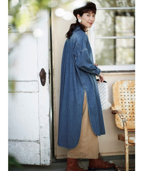 Clouds サニークラウズ のファッション ワンピになりたかったデニムシャツ レディース シャツ ブラウス シャツ ブラウス Sunny Sunny サニークラウズ