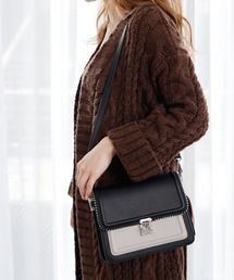 LIPSERVICE | ボールチェーンバイカラーミニバッグ(ショルダーバッグ)