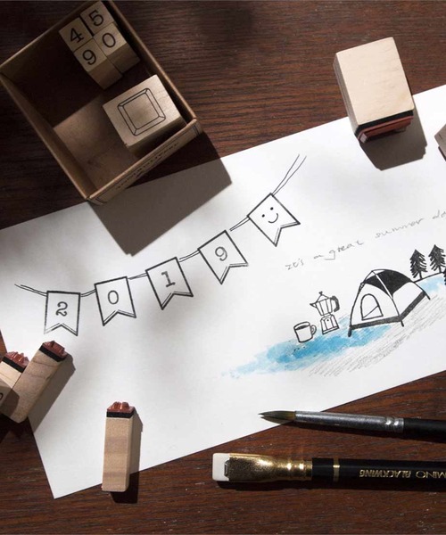 HIGHTIDE（ハイタイド）の「TOOLS to LIVEBY ツールズ トゥ リブバイ スタンプ ミニ（ステーショナリー・レディース・その他1/その他2・FREE）」の2枚目の写真