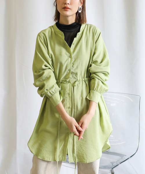 select MOCA（セレクトモカ）の「2021 SS ノーカラ―ドロストデザイン