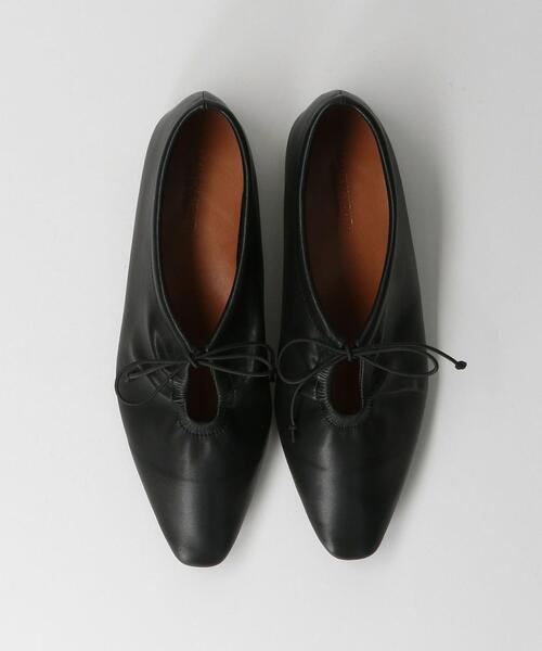 BEAUTY&YOUTH UNITED ARROWS（ビューティーアンドユースユナイテッドアローズ）の「BY ソフトホールギャザーシューズ（その他シューズ・レディース・ブラック/オリーブ・38/36/37/36h/37h）」の9枚目の写真