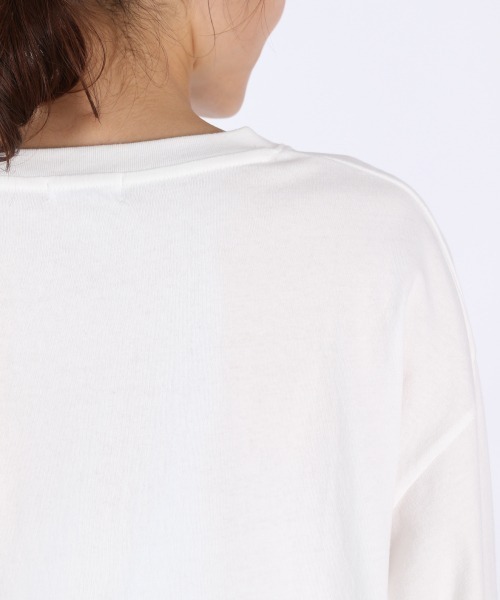 LOWRYS FARM（ローリーズファーム）の「フォトプリントＴＥＥＬＳ　931840（Tシャツ/カットソー・レディース・チャコールグレー/イエロー/アイボリー・FREE）」の16枚目の写真