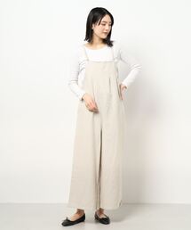 Samansa Mos2 | ウエストリボンサロペット(その他パンツ)
