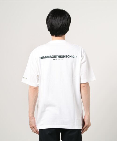 BackChannel ロゴ入りホワイトTシャツ Back Channel（バックチャンネル）の「ORGANIC LOGO POCKET T（T