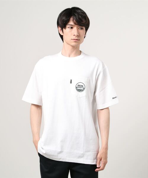 ルックバック Tシャツ Back Channel（バックチャンネル）の「ORGANIC LOGO POCKET T（Tシャツ