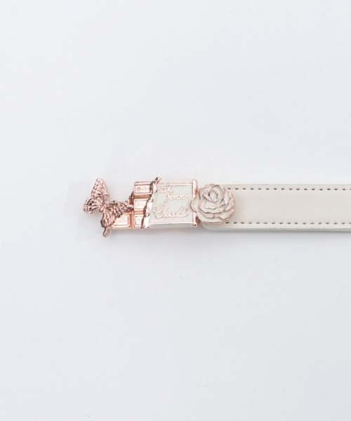 axes femme（アクシーズファム）の「ローズ・オ・ショコラ細ベルト（ベルト・レディース・キナリ/ブラウン・MEDIUM）」の7枚目の写真