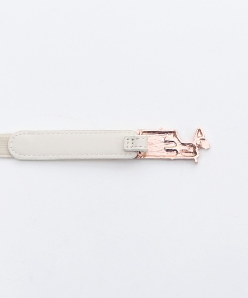 axes femme（アクシーズファム）の「ローズ・オ・ショコラ細ベルト（ベルト・レディース・キナリ/ブラウン・MEDIUM）」の11枚目の写真