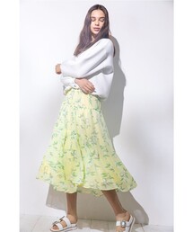 【Emily×TOCCA LAVENDER】Lemmon Print スカート