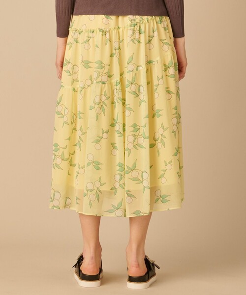 TOCCA(トッカ)の「【Emily×TOCCA LAVENDER】Lemmon Print スカート(スカート・レディース・イエロー系5/ローズ系5・0/4)」の7枚目の写真