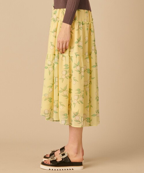 TOCCA(トッカ)の「【Emily×TOCCA LAVENDER】Lemmon Print スカート(スカート・レディース・イエロー系5/ローズ系5・0/4)」の8枚目の写真