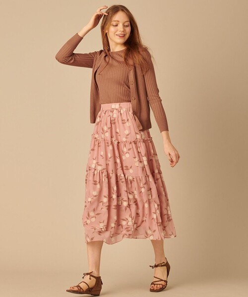 TOCCA(トッカ)の「【Emily×TOCCA LAVENDER】Lemmon Print スカート(スカート・レディース・イエロー系5/ローズ系5・0/4)」の12枚目の写真