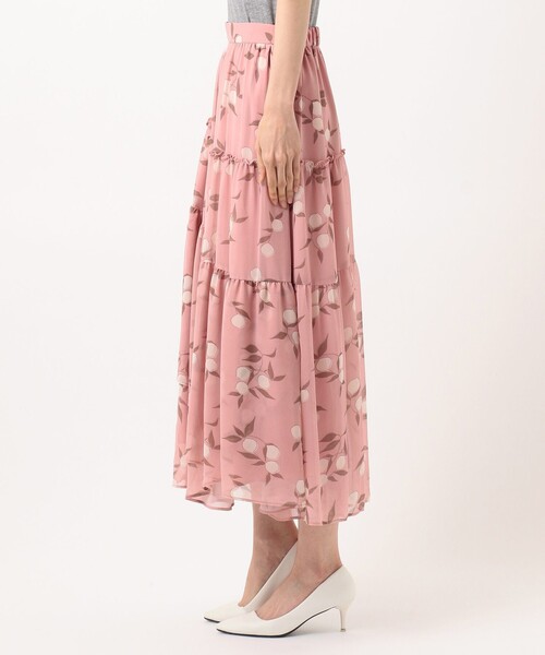 セール】【Emily×TOCCA LAVENDER】Lemmon Print スカート（スカート 