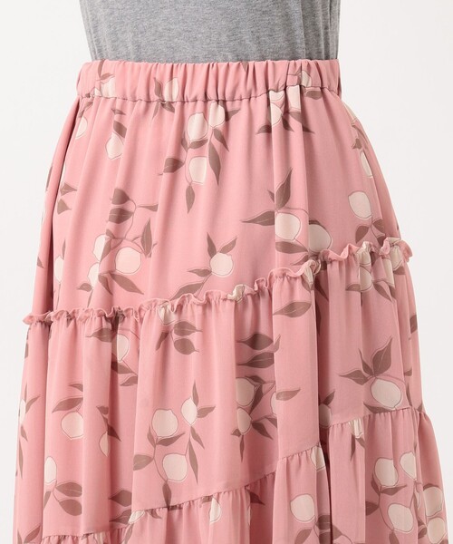 セール】【Emily×TOCCA LAVENDER】Lemmon Print スカート（スカート 