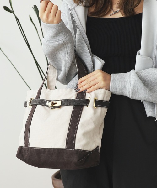 sita parantica(シータパランティカ)の「sita parantica/シータ パランティカ TOTEBAG CVL-S キャンバストートバッグS 2026年春夏(トートバッグ・レディース・ブラウン/ブラック/ネイビー/ライトブルー/ベージュ/オリーブ/パープル/グリーン/イエロー/レッド/チャコール・FREE)」の20枚目の写真