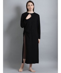 m.f.editorial | エムエフエディトリアルレディース/m.f.editorial：Women 長袖ワンピース＋プリーツキャミセット(ワンピース)