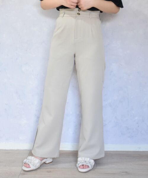 MAJESTIC LEGON（マジェスティックレゴン）の「フレンチスリムパンツ（その他パンツ・レディース・ベージュ/ブラック系その他/グリーン系その他・SMALL/MEDIUM）」の21枚目の写真