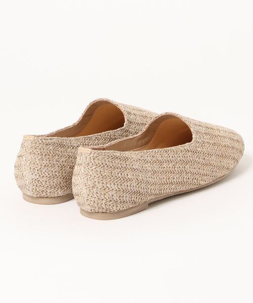 Samansa Mos2（サマンサ モスモス）の「メッシュフラットシューズ（その他シューズ・レディース・ベージュ/ブラック・MEDIUM/LARGE）」の4枚目の写真