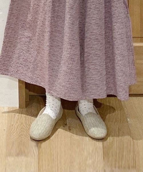 Samansa Mos2（サマンサ モスモス）の「メッシュフラットシューズ（その他シューズ・レディース・ベージュ/ブラック・MEDIUM/LARGE）」の2枚目の写真