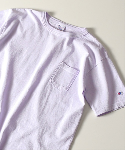 Champion(チャンピオン)の「【CHAMPION×JORNAL STANDARD】別注 T-1011 ポケットTシャツ / 無地T/ロゴワッペン(Tシャツ/カットソー・メンズ・グレー系その他/グレー/ホワイト/ベージュ/オレンジ/パープル/ブルー/ブラック/ブラウン・MEDIUM/X-LARGE/LARGE)」の8枚目の写真