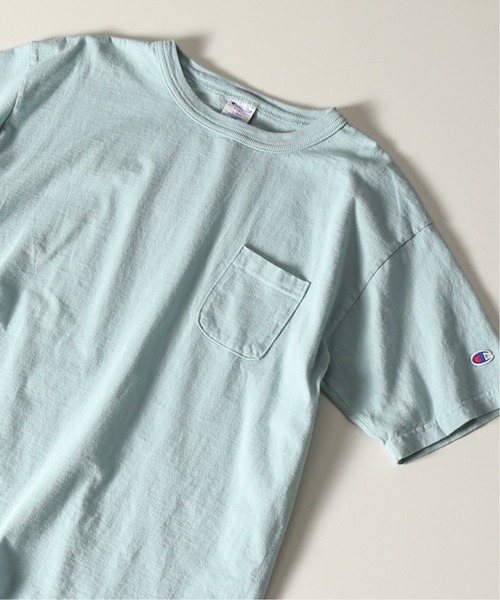 Champion(チャンピオン)の「【CHAMPION×JORNAL STANDARD】別注 T-1011 ポケットTシャツ / 無地T/ロゴワッペン(Tシャツ/カットソー・メンズ・グレー系その他/グレー/ホワイト/ベージュ/オレンジ/パープル/ブルー/ブラック/ブラウン・MEDIUM/X-LARGE/LARGE)」の7枚目の写真