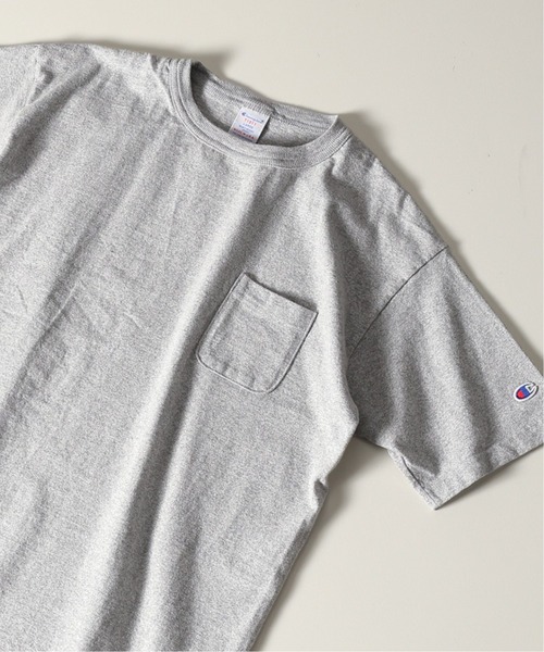 Champion(チャンピオン)の「【CHAMPION×JORNAL STANDARD】別注 T-1011 ポケットTシャツ / 無地T/ロゴワッペン(Tシャツ/カットソー・メンズ・グレー系その他/グレー/ホワイト/ベージュ/オレンジ/パープル/ブルー/ブラック/ブラウン・MEDIUM/X-LARGE/LARGE)」の18枚目の写真
