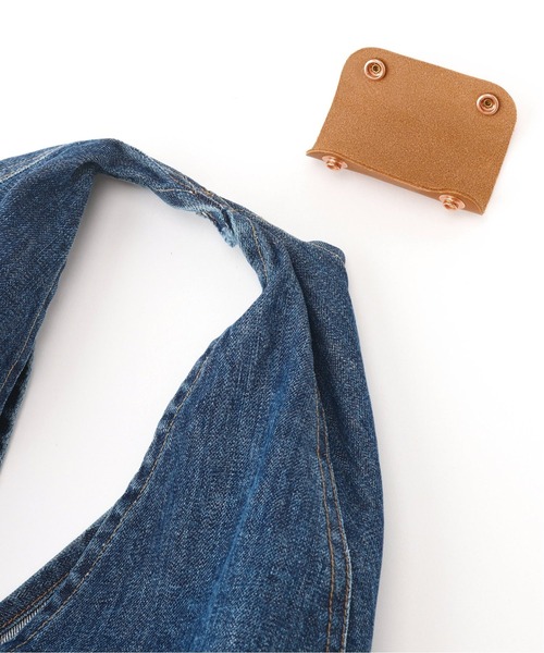 Bonum（ボナム）の「デニムアズマバッグ(M)（ショルダーバッグ・レディース・クリアブルー/ブルー・FREE）」の7枚目の写真