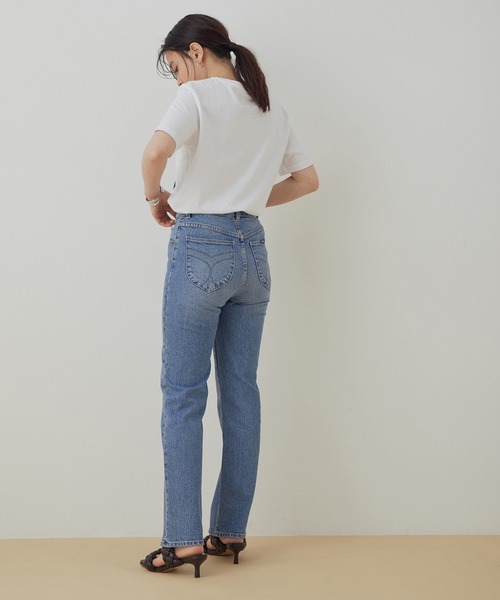 ROLLA'S（ローラス）の「【ROLLA'S】ORIGINAL STRAIGHT（デニムパンツ・レディース・ブルー・1/2/3）」の7枚目の写真