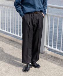 【セットアップ着用可】1タックストレートイージースラックス