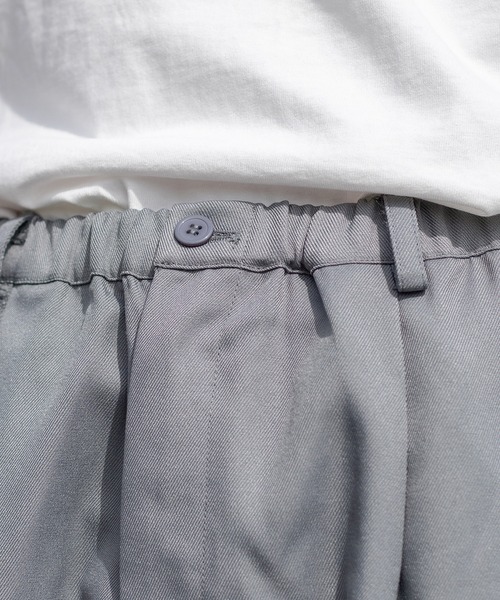 kutir（クティール）の「【セットアップ着用可】1タックストレートイージースラックス（スラックス・メンズ・ブラック/ダークブラウン/ブルーグレー・SMALL/MEDIUM/LARGE）」の10枚目の写真
