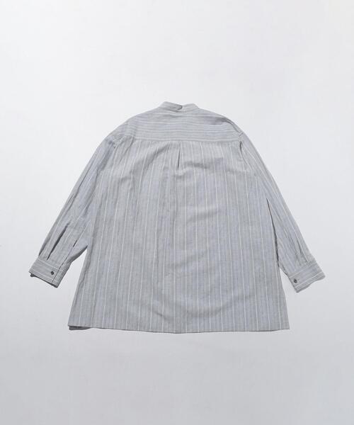 ATELIER BETON(アトリエベトン)の「<ATELIER BETON(アトリエべトン)> BAND CL SHT/シャツ(シャツ/ブラウス・メンズ・グレー・2/3)」の4枚目の写真