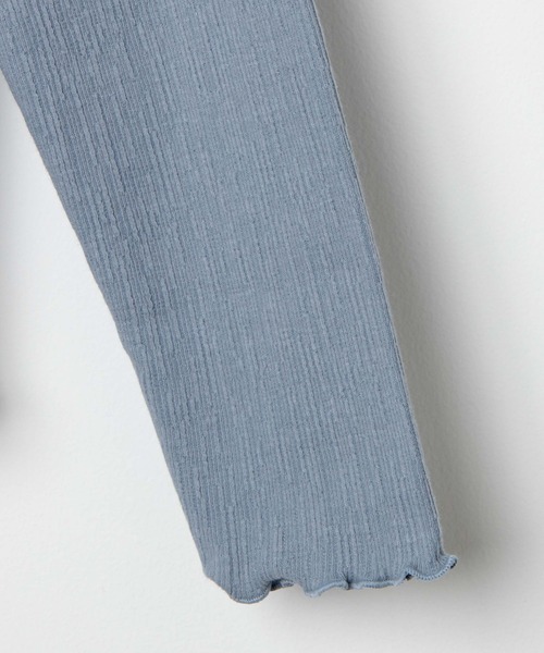 dispark（ディスパーク）の「DISPARK/サークルスリットデザインＴシャツ（Tシャツ/カットソー・レディース・ブルー/オフホワイト・FREE）」の8枚目の写真