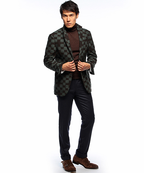 BEAMS F(ビームスエフ)の「BEAMS F / ITALY製ソリッドタートル(ニット/セーター・メンズ・ホワイト/ブラック系その他/ブラック/ブラウン/ブルー系その他/ネイビー・48/46/44/50)」の15枚目の写真