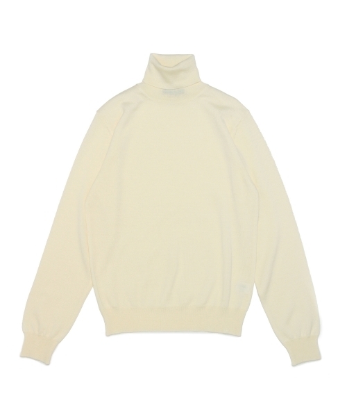 BEAMS F(ビームスエフ)の「BEAMS F / ITALY製ソリッドタートル(ニット/セーター・メンズ・ホワイト/ブラック系その他/ブラック/ブラウン/ブルー系その他/ネイビー・48/46/44/50)」の19枚目の写真