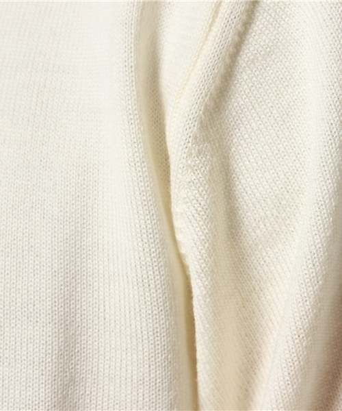 BEAMS F(ビームスエフ)の「BEAMS F / ITALY製ソリッドタートル(ニット/セーター・メンズ・ホワイト/ブラック系その他/ブラック/ブラウン/ブルー系その他/ネイビー・48/46/44/50)」の13枚目の写真