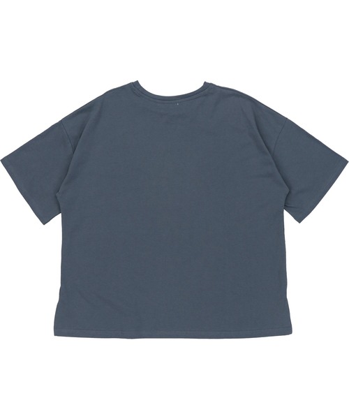 SPINNS（スピンズ）の「【ゆったりシルエット】古着風CARデザイン 半袖Tシャツ（Tシャツ/カットソー・レディース・ブルー/ナチュラル/スミクロ・ONESIZE）」の11枚目の写真