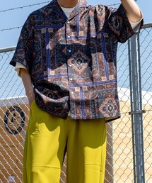 kutir | 【セットアップ着用可】ペイズリー柄開襟シャツ(シャツ/ブラウス)