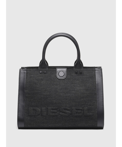 DIESEL(ディーゼル)の「レディース 異素材ミックス 2WAY トートバッグ M(トートバッグ・レディース・ブラック・UNI)」の8枚目の写真